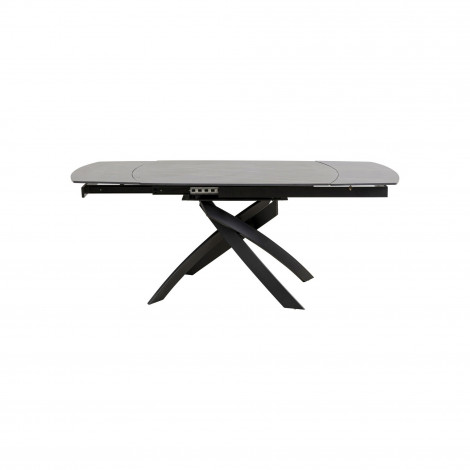 Table à rallonges Twist 180x90cm noire Kare Design|Table|Kare