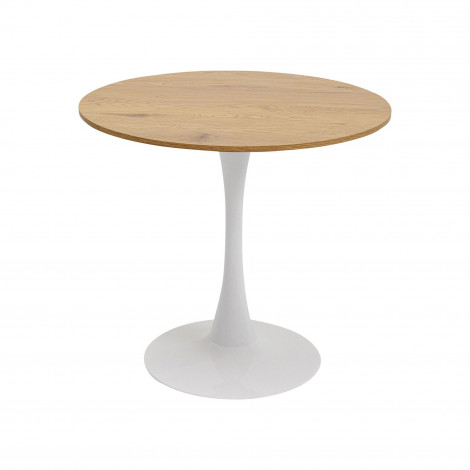Table Schickeria 80cm chêne et blanche Kare Design|Table|Kare
