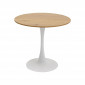 Table Schickeria 80cm chêne et blanche Kare Design|Table|Kare