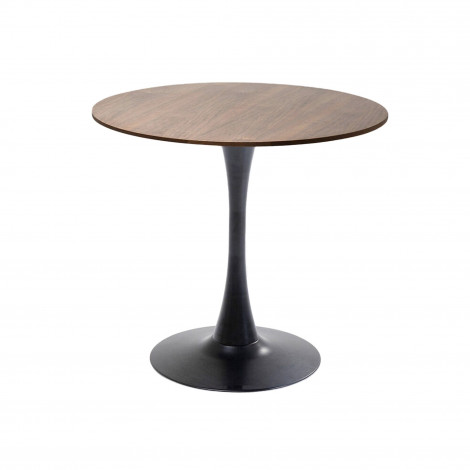 Table Schickeria 80cm noyer et noire Kare Design|Table|Kare
