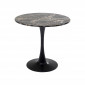 Table Schickeria 80cm effet marbre noir Kare Design|Table|Kare