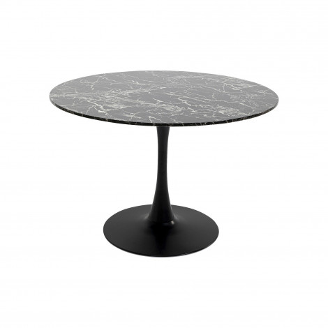 Table Schickeria 110cm effet marbre noir Kare Design|Table|Kare