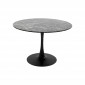Table Schickeria 110cm effet marbre noir Kare Design|Table|Kare