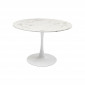 Table Schickeria 110cm effet marbre blanc Kare Design|Table|Kare