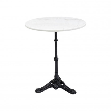 Table Bistrot ronde 60cm marbre blanc Kare Design|Table|Kare