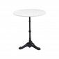 Table Bistrot ronde 60cm marbre blanc Kare Design|Table|Kare