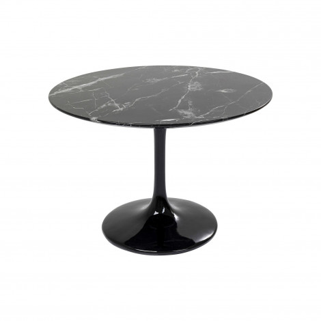 Table Solo 110cm effet marbre noir Kare Design|Table|Kare