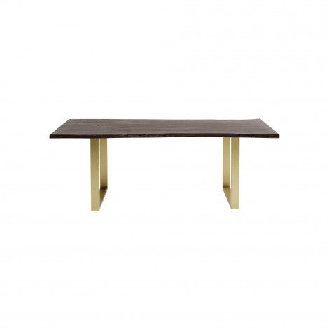 Table Harmony noyer laiton 200x100cm Kare Design|Table|Kare