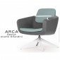 Fauteuil pour salon d'attente lounge ARCA piétement acier, assise garnie habillage 100% laine|Fauteuil / Chauffeuse|100chaises Fauteuil pour salon d'attente lounge ARCA piétement acier, assise garnie habillage 100% laine|Fauteuil / Chauffeuse|100chaises