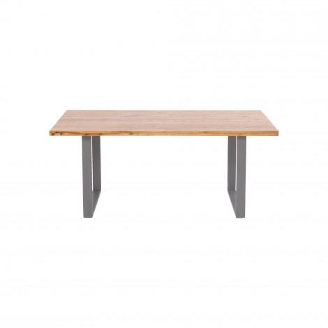 Table Jackie chêne acier 160x80cm Kare Design|Table|Kare
