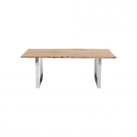 Table Harmony acacia chrome 200x100cm Kare Design|Table|Kare