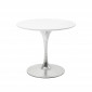 Table Invitation 90cm blanche & zinc Kare Design|Table|Kare
