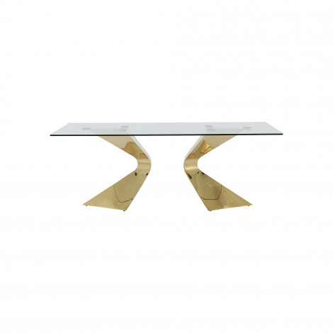 Table Gloria 200x100cm dorée Kare Design|Table|Kare