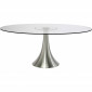 Table en verre Grande Possibilita 180x120cm chromée et verre Kare Design|Table|Kare