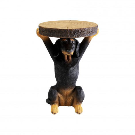 Table d'appoint Animal teckel noir Kare Design|Chevet|Kare