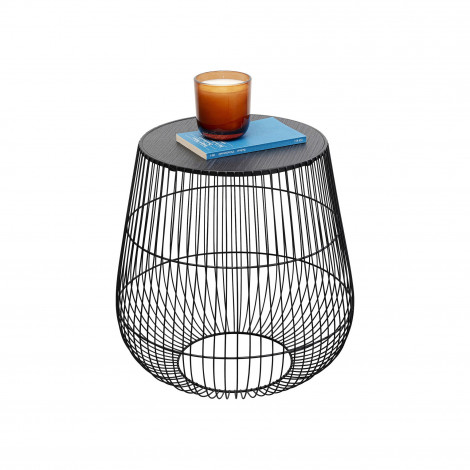 Table d'appoint Beam noire 40cm Kare Design|Chevet|Kare