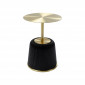 Table d'appoint Endless Vegas noire et dorée 40cm Kare Design|Chevet|Kare
