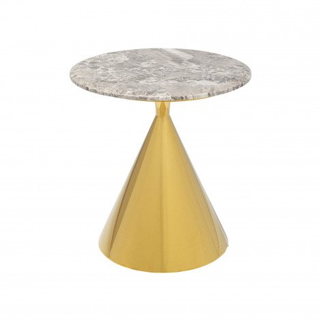 Table d'appoint Rita 50cm dorée Kare Design|Chevet|Kare