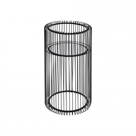 Table d'appoint Wire noire 70cm Kare Design|Chevet|Kare