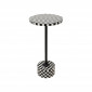 Table d'appoint Domero Chess 25cm noire et blanche Kare Design|Chevet|Kare