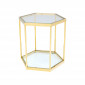 Table d'appoint Comb dorée Kare Design|Chevet|Kare
