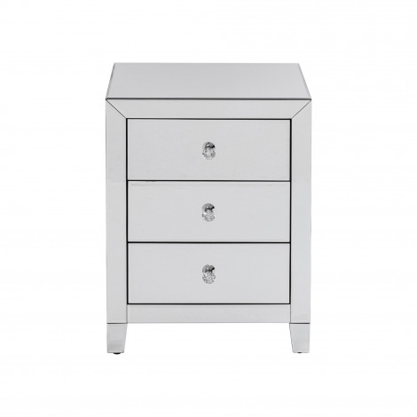 Chevet Luxury 3 tiroirs argent Kare Design|Chevet|Kare