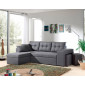 California - Canapé d'angle réversible et convertible avec coffre de rangement - Gris|Canape|BestMobilier