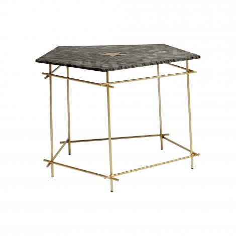 Table d'appoint Mystic Pentagon grise 52cm Kare Design|Chevet|Kare