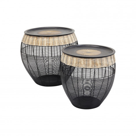 Tables d'appoint African Drums set de 2 Kare Design|Chevet|Kare