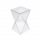 Table d'appoint Luxury Triangle argent Kare Design|Chevet|Kare