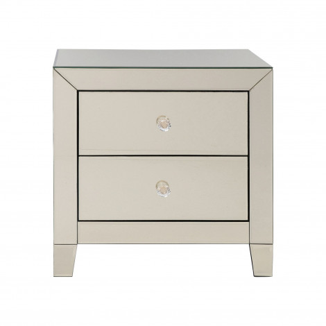 Chevet Luxury 2 tiroirs champagne Kare Design|Chevet|Kare