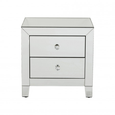 Chevet Luxury 2 tiroirs argent Kare Design|Chevet|Kare