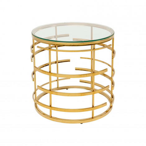 Table d'appoint Jupiter 55cm dorée Kare Design|Chevet|Kare