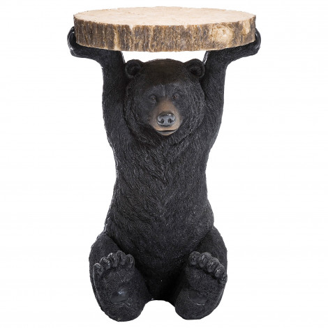 Table d'appoint Animal Ours noir Kare Design|Chevet|Kare