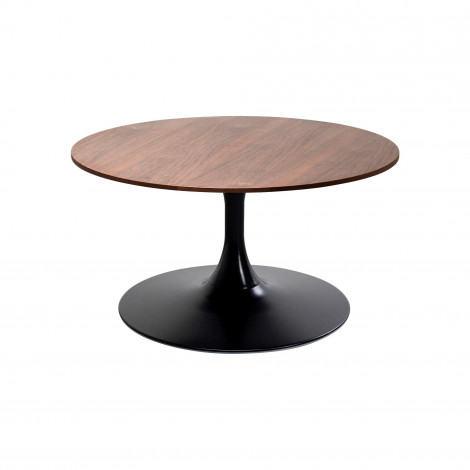 Table basse Schickeria 80cm noyer et noire Kare Design|Table Basse|Kare