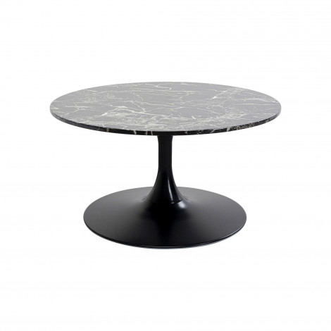 Table basse Schickeria effet marbre noir 80cm Kare Design|Table Basse|Kare