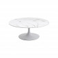 Table basse Schickeria effet marbre blanc 110cm Kare Design|Table Basse|Kare