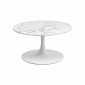 Table basse Schickeria effet marbre blanc 80cm Kare Design|Table Basse|Kare
