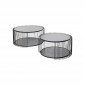 Tables basses Wire Double Bubble noires set de 2 Kare Design|Table Basse|Kare
