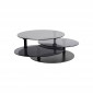 Table basse Twist noire 90cm Kare Design|Table Basse|Kare