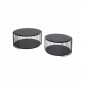 Tables basses Wire Double bois noir set de 2 Kare Design|Table Basse|Kare
