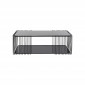 Table basse Wire Double 120x60cm noire Kare Design|Table Basse|Kare
