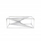 Table basse Laser 120x60cm chromée sans plateau Kare Design|Table Basse|Kare