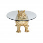 Table basse hippopotame doré Kare Design|Table Basse|Kare