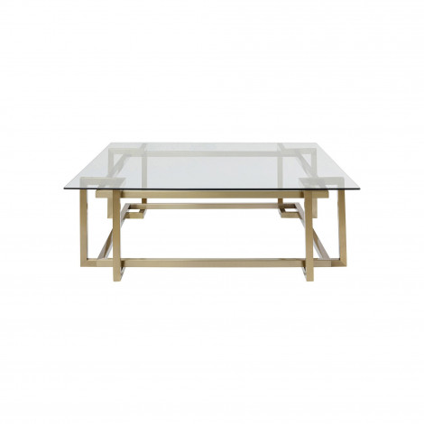 Table basse Clara 120x120cm dorée Kare Design|Table Basse|Kare
