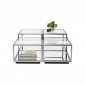 Tables basses Luigi set de 4 argentées Kare Design|Table Basse|Kare
