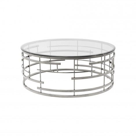Table basse Jupiter 100cm argentée Kare Design|Table Basse|Kare
