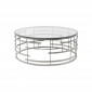 Table basse Jupiter 100cm argentée Kare Design|Table Basse|Kare