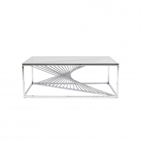 Table basse Laser 120x60cm chromée Kare Design|Table Basse|Kare