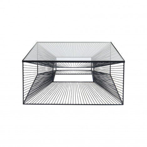 Table basse Dimension 80x80cm noire Kare Design|Table Basse|Kare